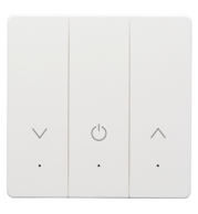 Tuya WiFi Fan Dimmer Switch with Neutral Line, 250W Load, Tempered Glass Panel, Compatible with Alexa & Google Home